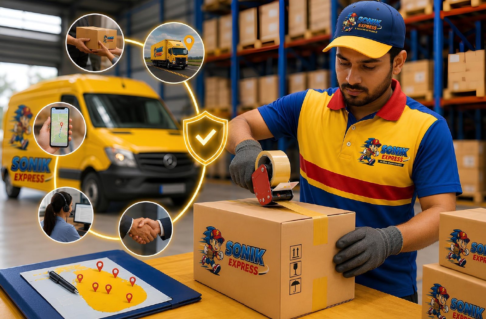 Live shipment visibility for cash-on-delivery orders